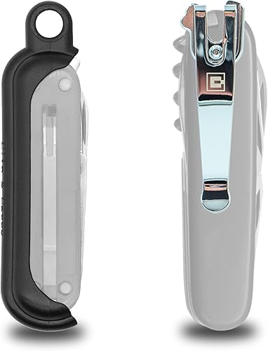 Clip & Carry Paquete de cromo SwissQlip para cuchillo Victorinox Army de 3.583 in y estuche SwissLinq llavero para modelos SD clásicos