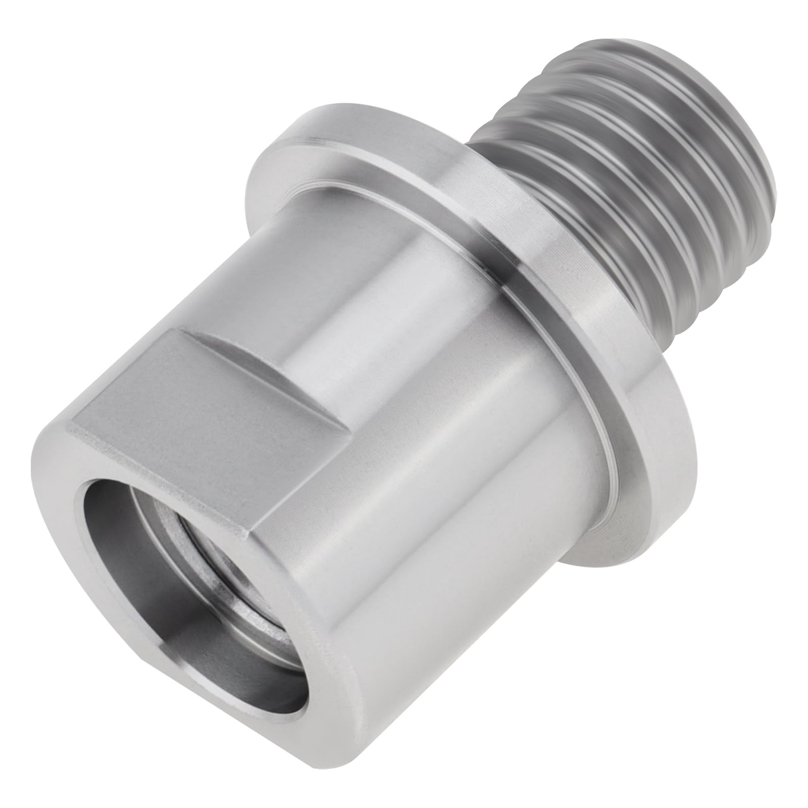 Adaptateur de broche de tour 1" 8TPI à 1.9cm 10TPI en acier pour bois