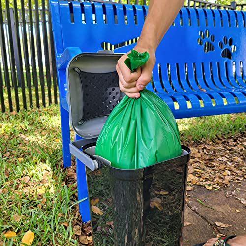 Petfusion Compatible Bags For Cat Litter Pail/Dog Waste Station, 15-Count. Compostable, Plastic-Free, Durable, Green Opaque Color. Eco-Friendly Replacement Liner Bags, Ecoleo #TOP2