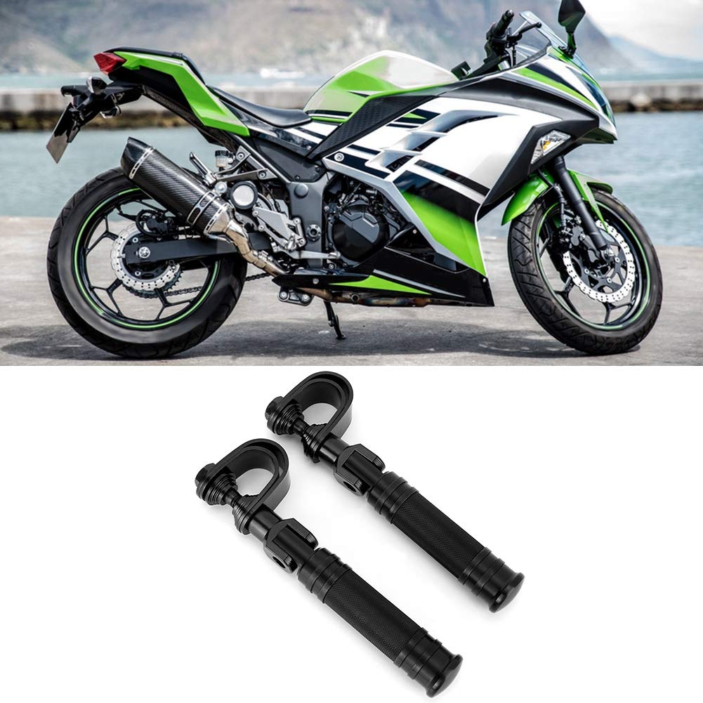 Podnóżki Motocyklowe TKSE, para Podnóżków Zacisk Podnóżka Wspornik Podnóżka do 1-calowej Osłony Listwy Zabezpieczającej Silnika Pedał Motocykla Pasuje do Listwy Ochronnej