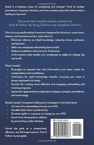 Find & Follow: Reduce Supervisor Burnout & Improve Employee Performance by Transferring Knowledge Fa