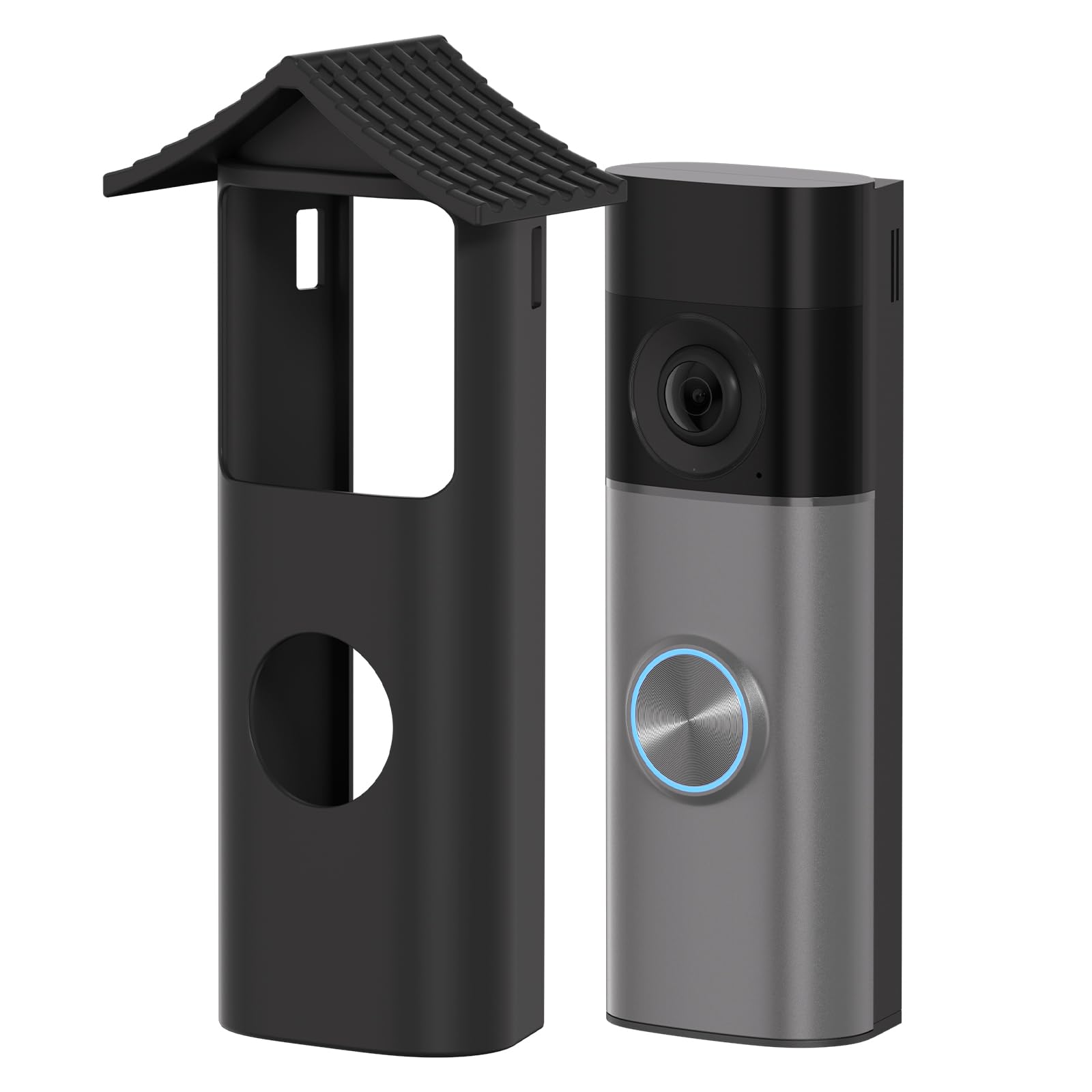 Funda para Ring Video Doorbell que evita imágenes borrosas por lluvia y reflejos del sol