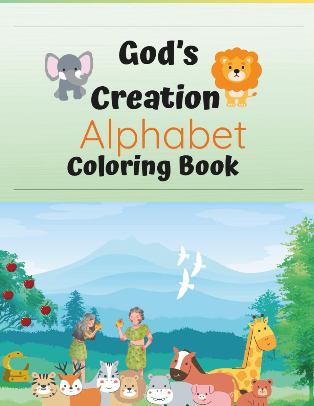 God's Creation Alphabet Coloring Book