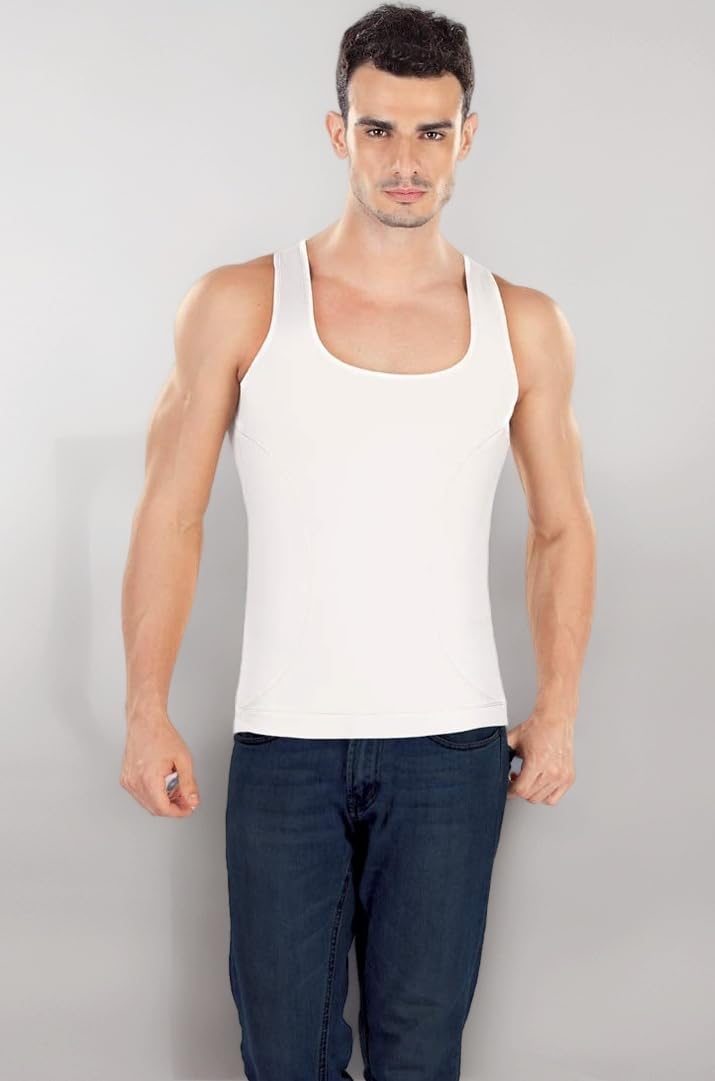 Men Zenrik High Compression Shapewear Vest for Chest and Abdomen
