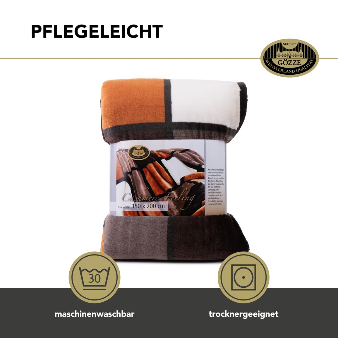 Gözze - Weiche Kuscheldecke – Bild 5