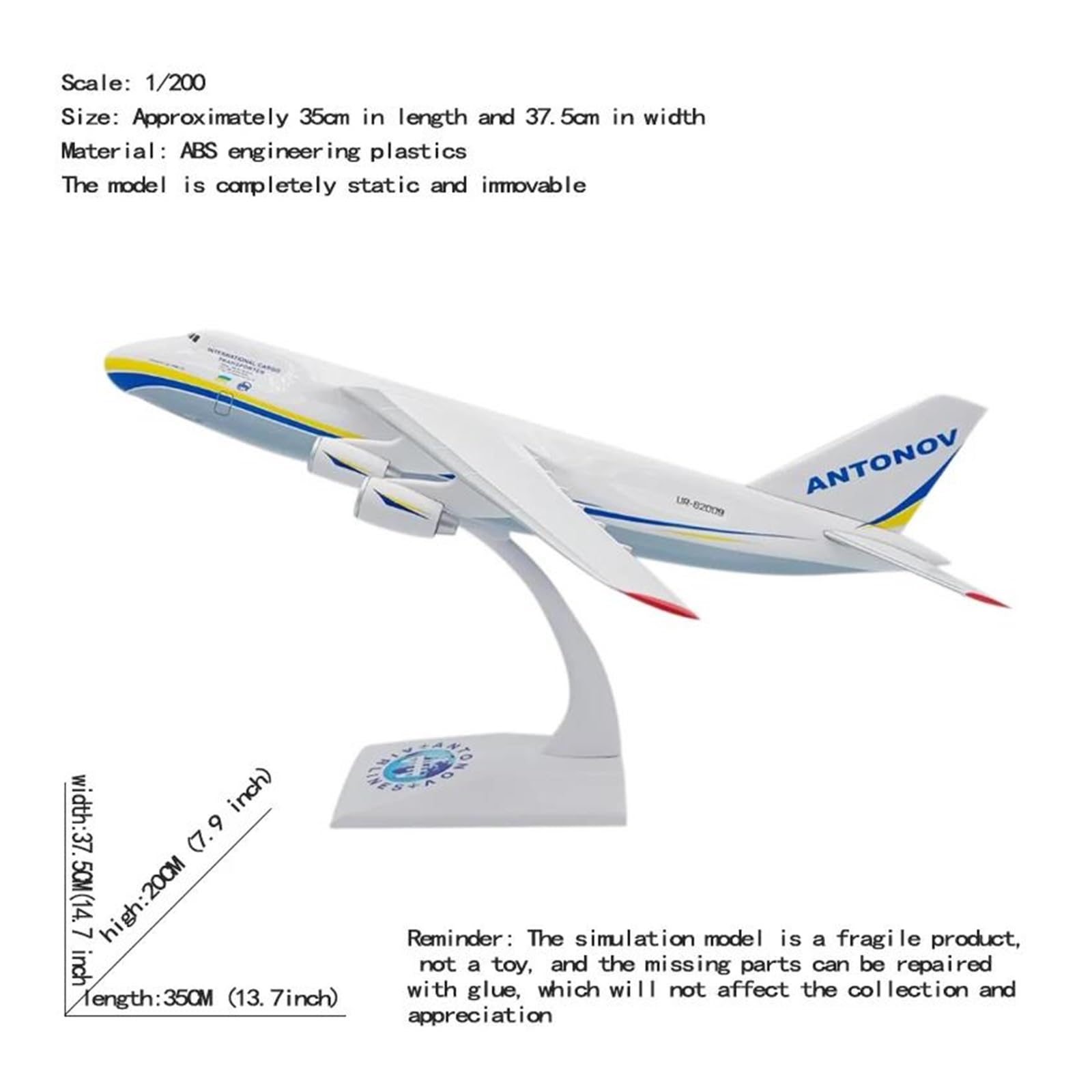 激安　GJ 1/200　アントノフエアラインズ　ANTONOV 124 1/200アントノフ An-124 AN-124 1:200
