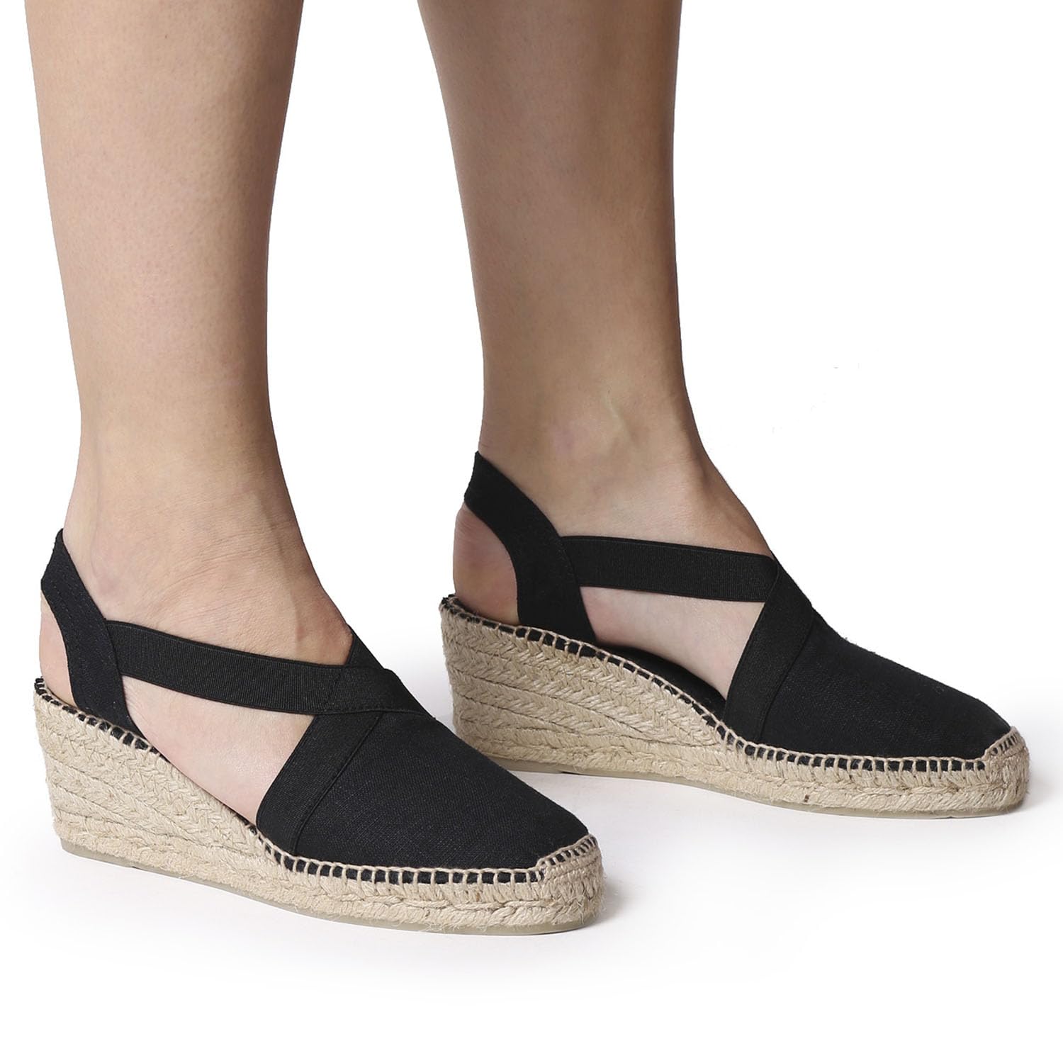 Toni Pons TER - Espadrillas vegane con Zeppa da Donna realizzate in Cotone.