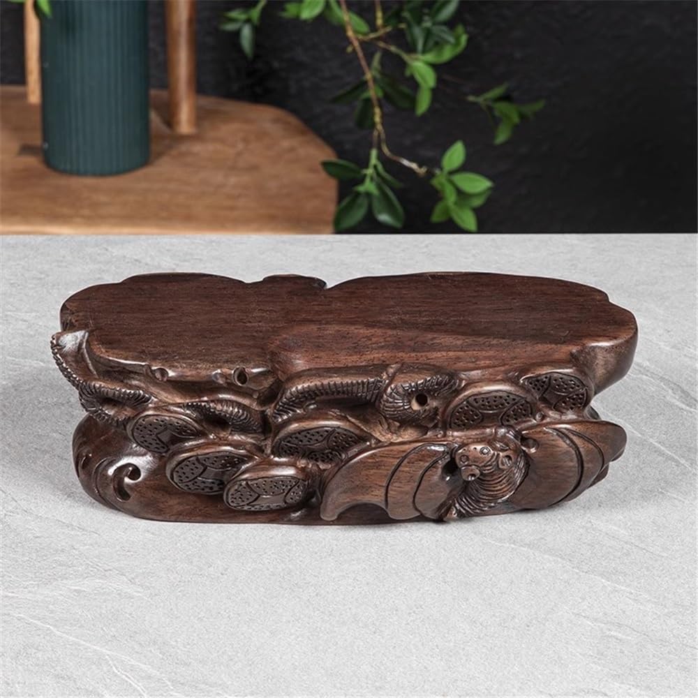 stół ekspozycyjny do bonsai Korzeń drzewa hebanowego, podstawa do Bonsai, stojak na wazon do herbaty, dekoracja stojak na doniczki(Mały)