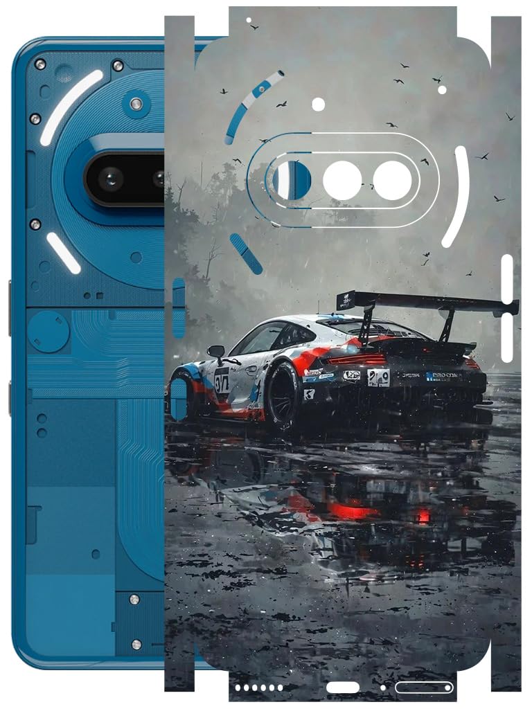 AtOdds Full Body Skin Wrap Compatible with Nothing Phone 3A - Wanted | Premium Back Screen Guard Protector, Precision-cut Skin Sticker with Scratchproof Matte Finish, Peels off with zero residue-image-33