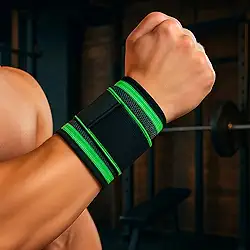 Munhequeira De Compressão Ajustável Para Pulso E Punho Suporte Ortopédico Elástico Para Tendinite Crossfit LPO