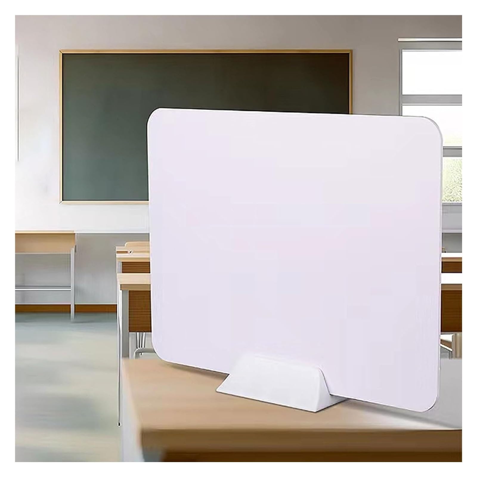 HJYCLFAZU Acoustic Desk Divider, Office Partition for Workspaces, Noise-Reducing, (White, 50 x cm) – Minimizes Distractions & Enhances Focus