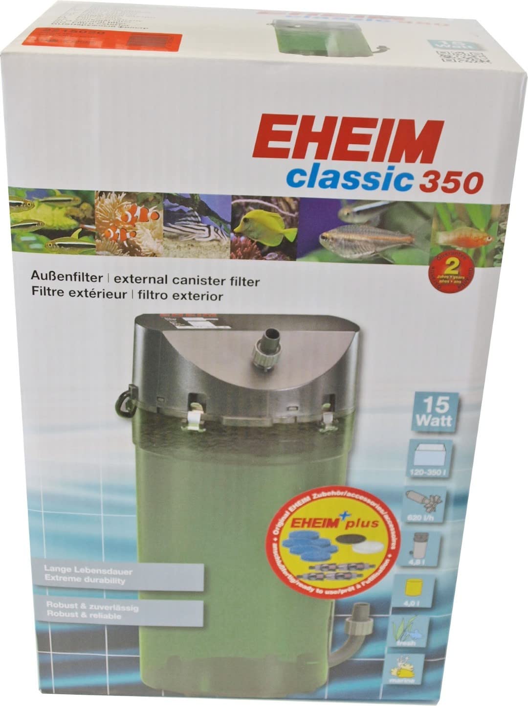 Eheim Filtro Eheim 2215 CLAS. 620 L/H 1 Unidad 500 g