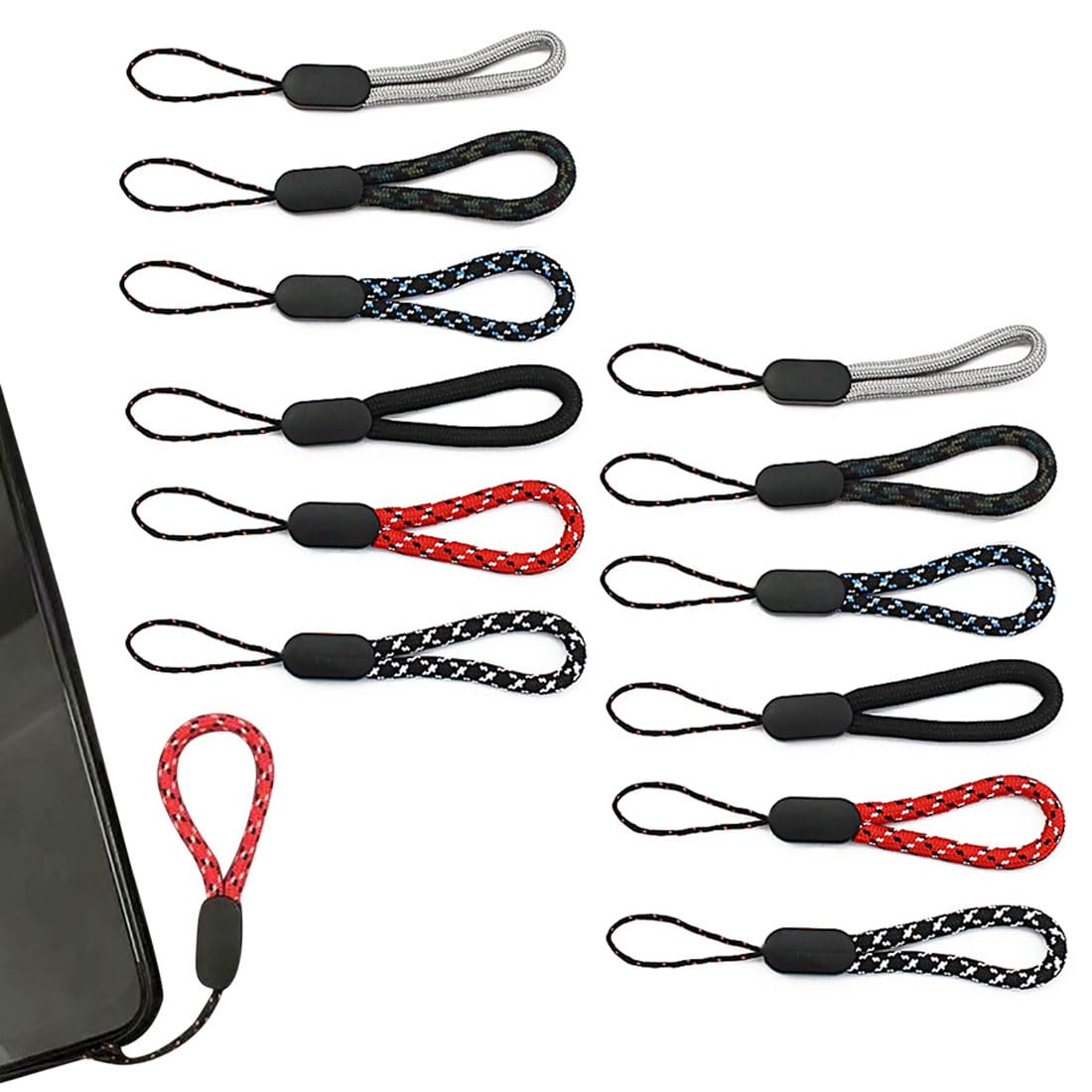 Cordino Da Polso Regolabile - 12 Pezzi In Nylon | Per Telefono, Fotocamera, Chiavi | Anti-caduta - Foto 7