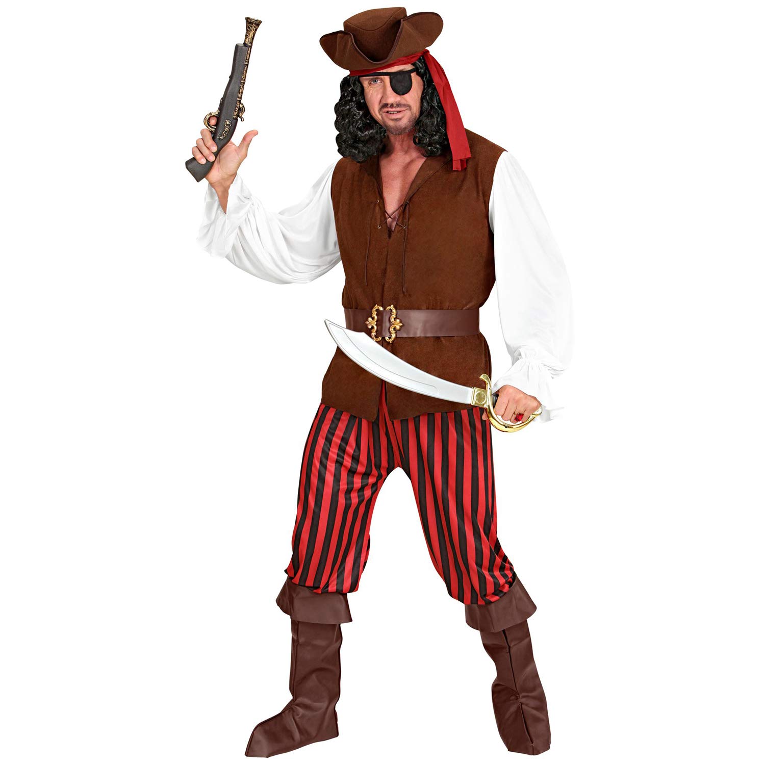 W WIDMANN MILANO Party Fashion - Kostüm Piratenkapitän, Freibeuter, Seeräuber, Captain, Faschingskostüme
