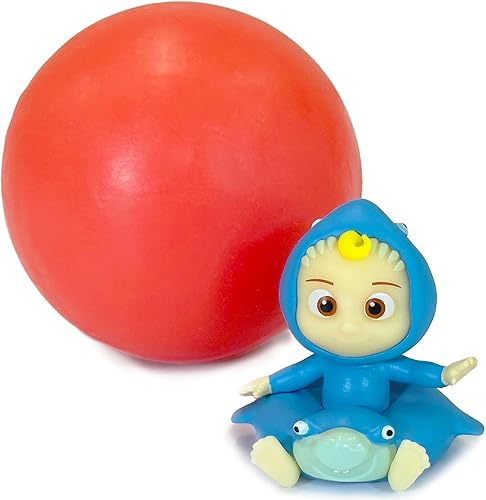 Miniatura 5 de Bolas de jabón para niños con juguetes en el interior, paquete de 3 incluye Ducky JJ, Captain Tomtom y Dino Cody, paquete divertido de Cool Clean