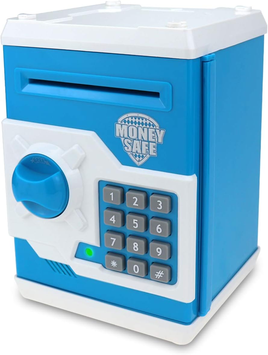 Alcancías electrónicas para niños, gran juguete de regalo para niños y niñas, caja de ahorro de dinero con contraseña, regalo perfecto para niños y
