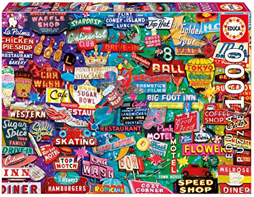 Educa - Puzzle 1000 Retro Neon Dream (16753)