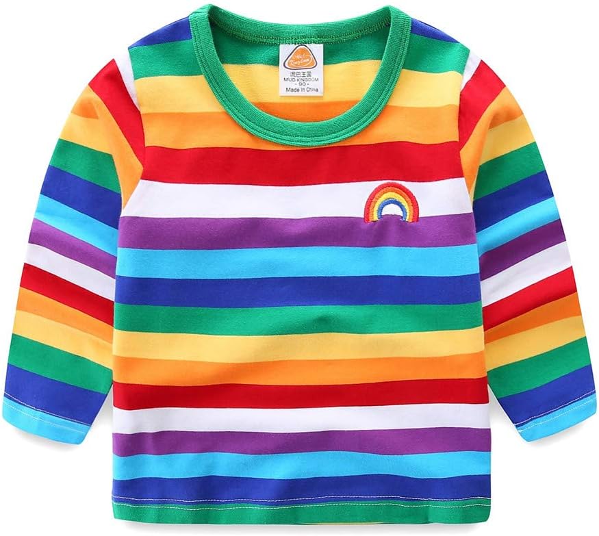 Mud KingdomBoys T-Shirts Rainbow Stripe