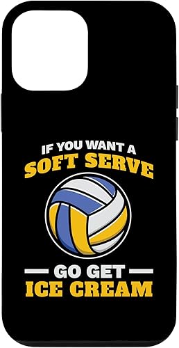 Miniatura 16 de iPhone 16 If You Want A Soft Serve Go Get Ice Cream Girl Volleyball Case