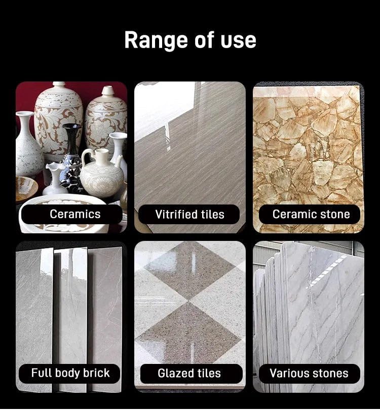 Miniatura 6 de 2 discos maestros de corte de azulejos corrugados ultrafinos, disco de corte súper fino para azulejos de cerámica de porcelana, disco de hoja de