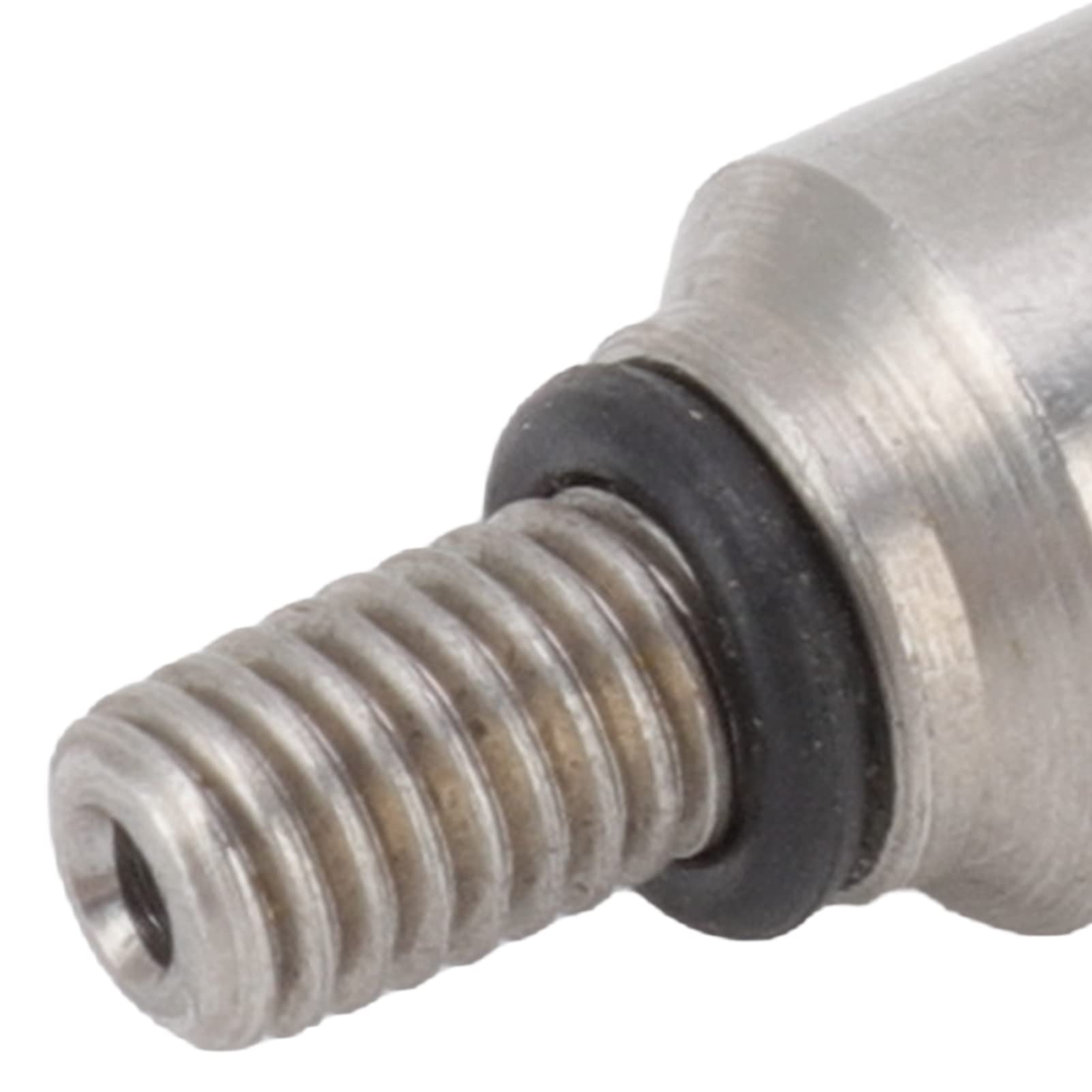 Valvola di Sfiato Forcella Acciaio Inossidabile Valvola di Sfiato Forcella di Facile Installazione Lega di Alluminio M5x0.8 Durevole per Moto (D'argento)