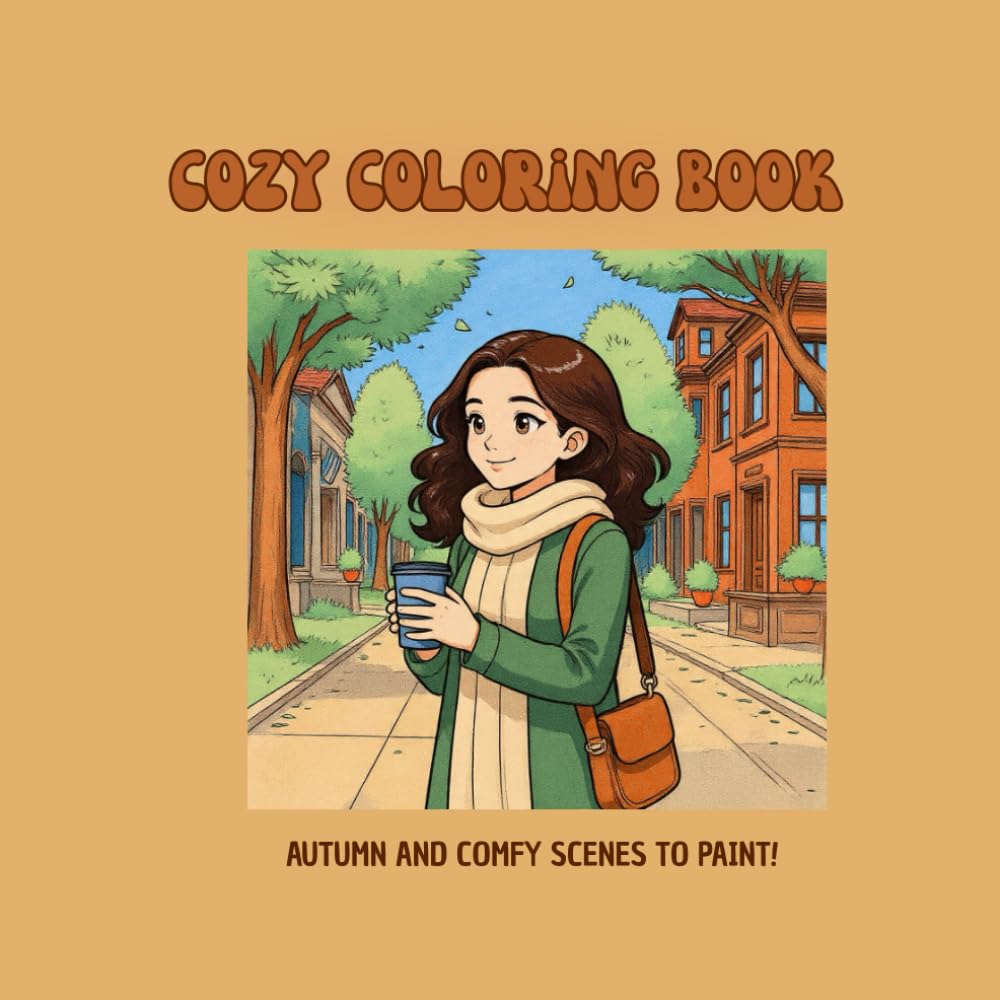 Cozy Autumn Coloring Book