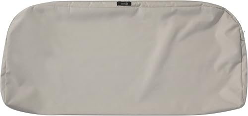 Miniatura 280 de Classic Accessories Ravenna - Cojín cuadrado para patio de 25 x 25 x 5 pulgadas, resistente al agua, con funda, para sillón de descanso, hongo