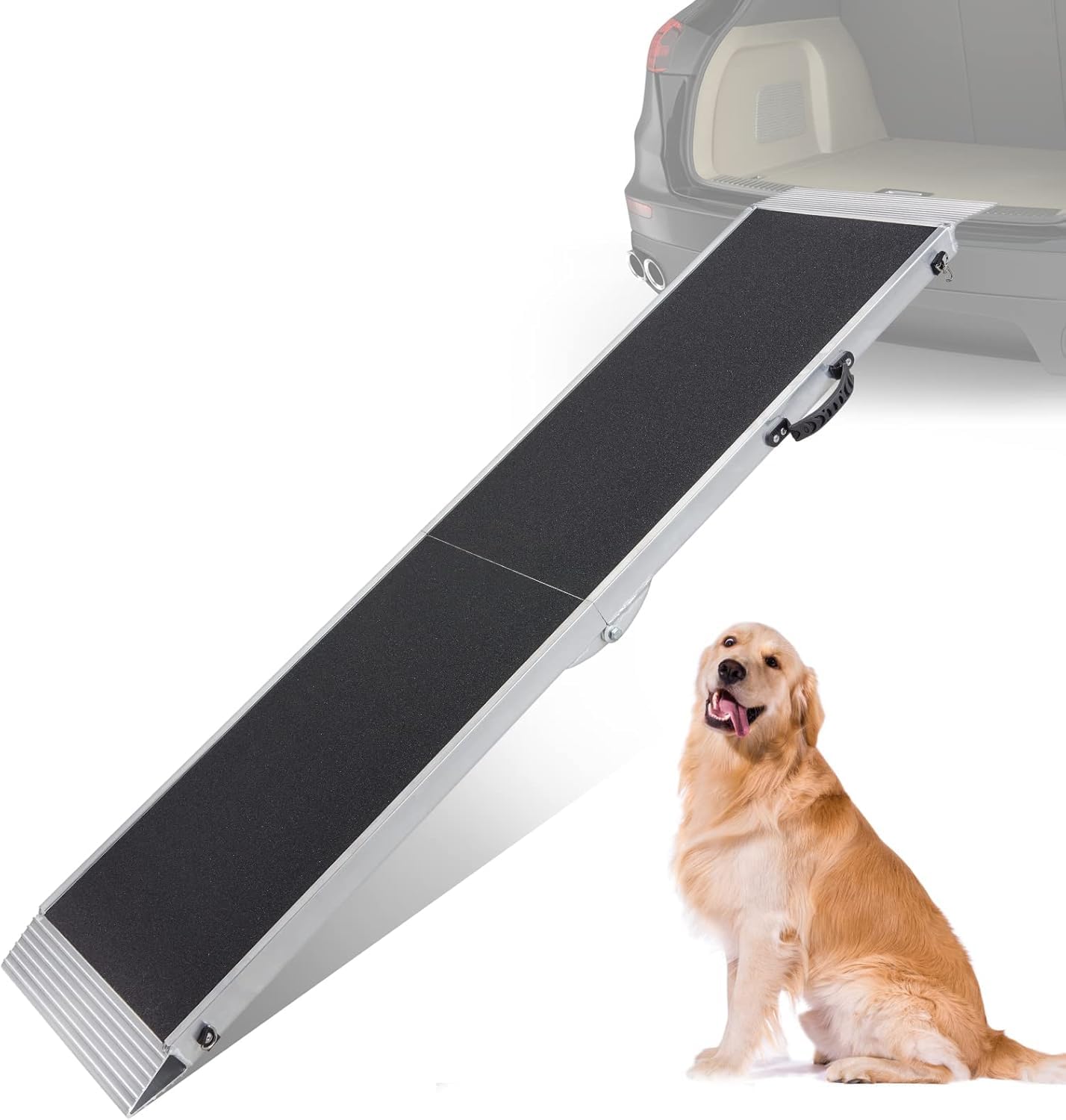 Amazon.co.jp: gardhom 犬用 車 スロープ アルミ製 軽量 携帯便利 耐