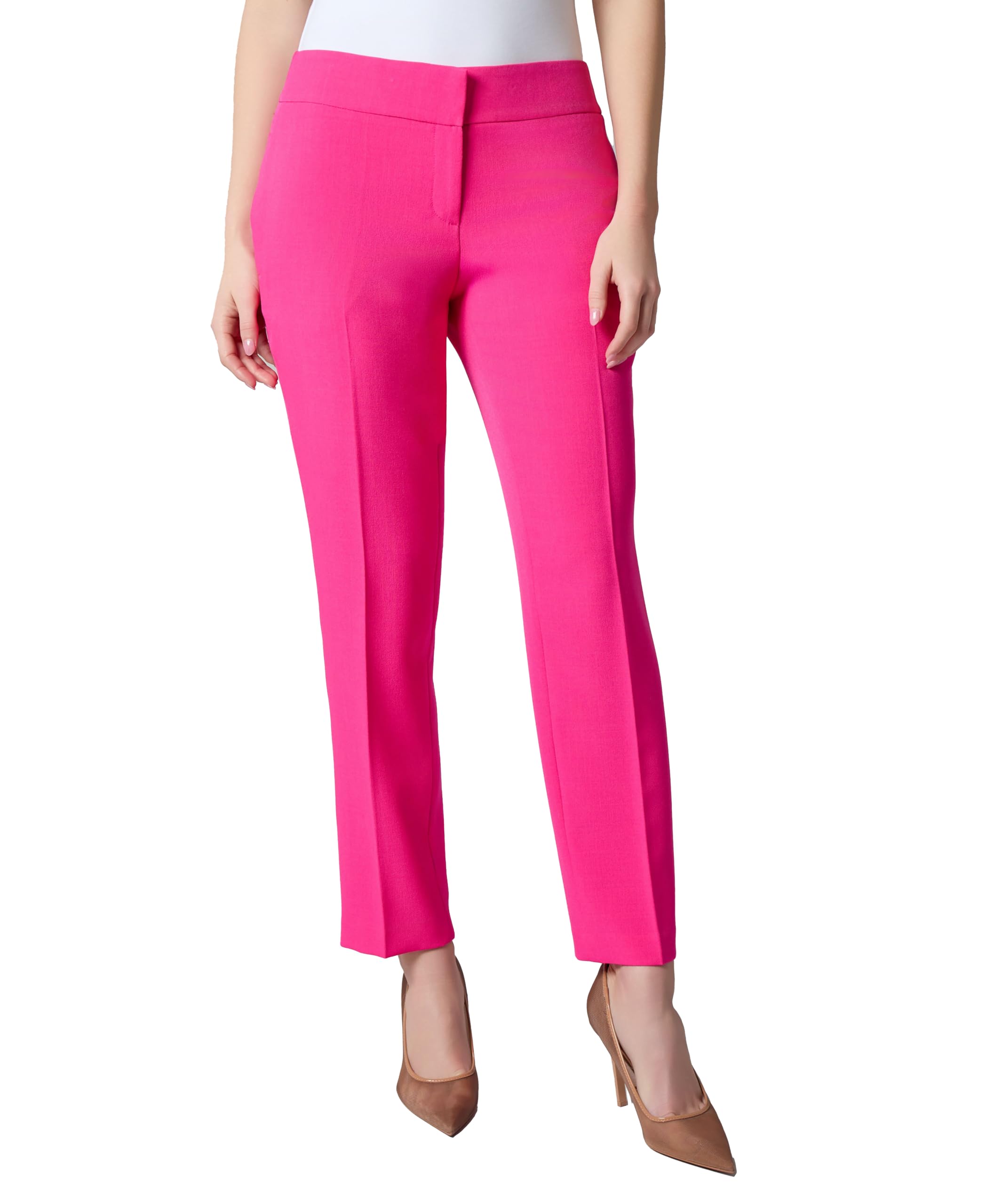 Kasper Womens Womens Flat Front Slim Pant
