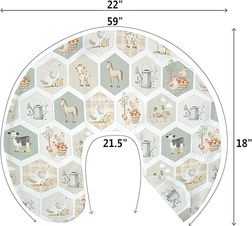 Miniatura 9 de Fundas de almohada de lactancia para niños y niñas, funda elástica suave y elástica para bebés recién nacidos