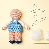Vista 5 de Garment Rack Black Felt Hangers Mini Clothes Hangers 10Pcs Metal Doll Clothes Mini Doll ES Hanger Coat Accessories ES ES