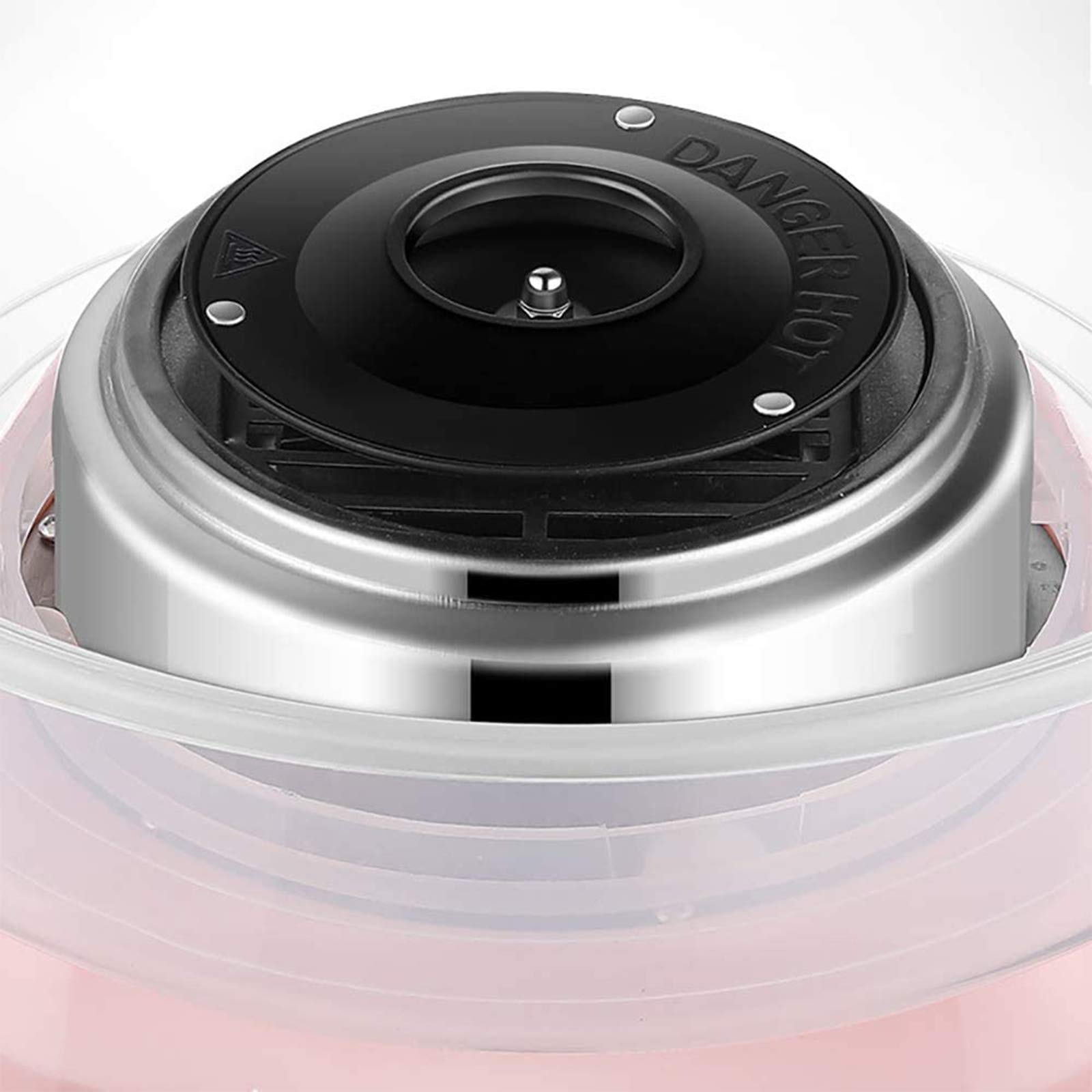 AIZYR Macchina per Zucchero Filato 220V con Un Pulsante Start, Macchina per Zucchero Filato Elettrica Macchina per Marshmallow Fai da Te per La Festa di Compleanno in Famiglia,Rosa,EU Plug