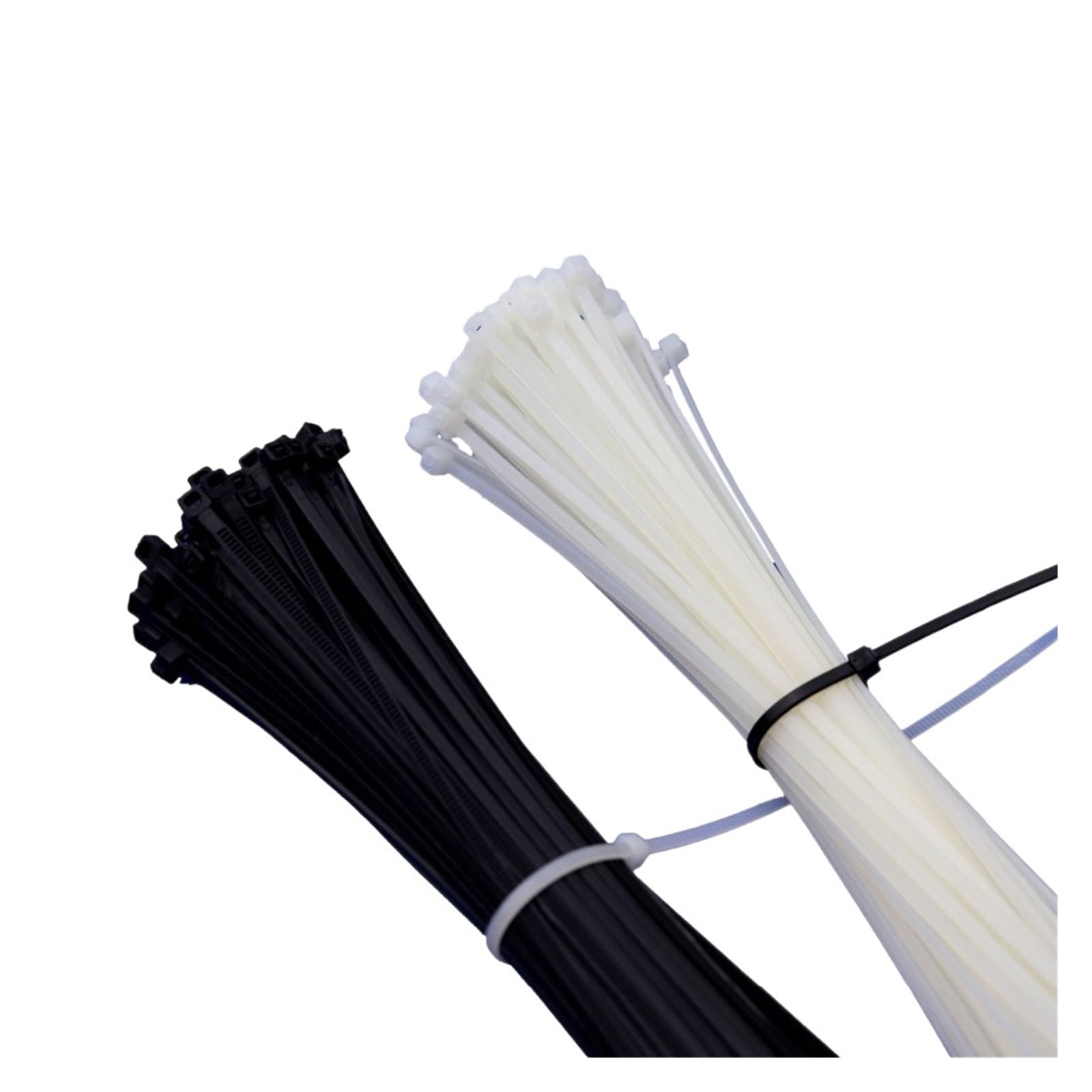 Nylon Cable Tie Buckle， Self Locking Nylon Cable Ties 100pcs Multicolor 4x150-300(Black,4x150)
