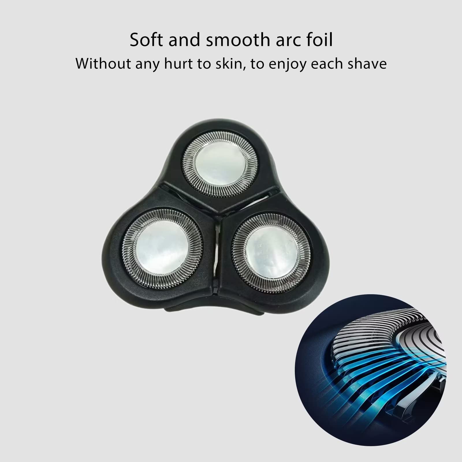 Amazon.co.jp: RQ11 RQ1141 RQ1145 2D シェーバー交換用ヘッド ブルー