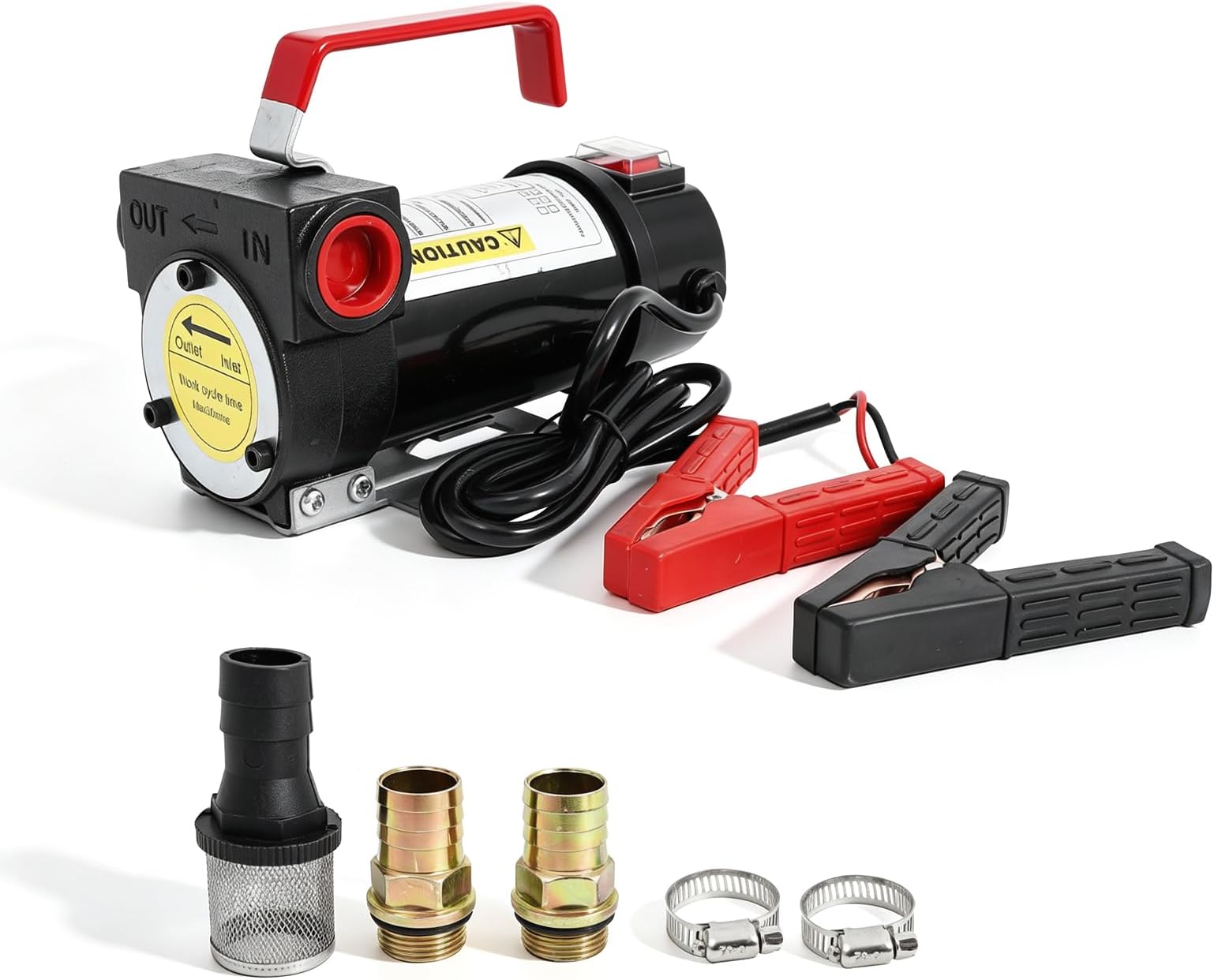 12V DC Portable Electric Fuel Transfer Pump Diesel Kerosene Oil Commercial Fuel Transfer Extractor Pump Motor Auto