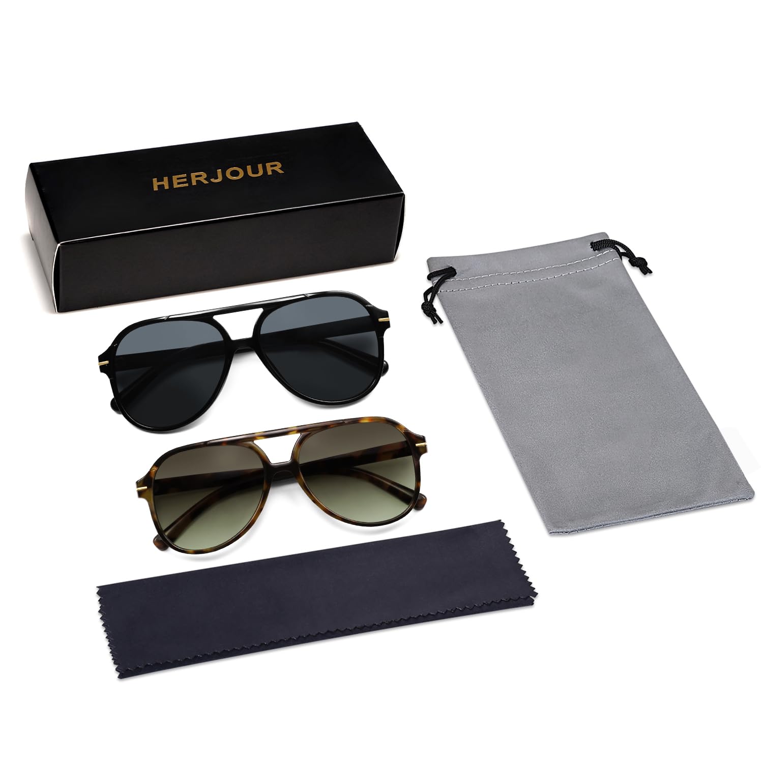 Gafas de sol de aviador cuadradas de moda retro para mujer y hombre, estilo clásico de los años 70, gafas de sol de gran tamaño, AR82173