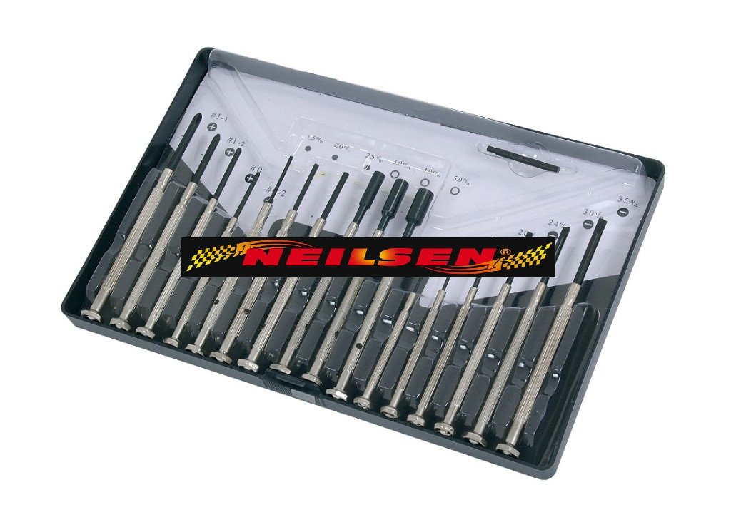 Neilsen Precision Screwdriver Set - 16Pc Size 16