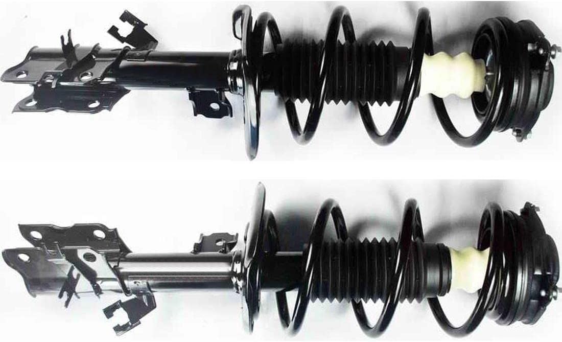 2PCS Front Complete Struts Assembly Suspension Strut and Coil Spring Assembly Fits Nissan Rogue 2013 2014 2015 R338