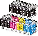  Paeolos LC123 Reemplazo para Brother LC123 XL Cartuchos de Tinta Compatible con Brother MFC-J4610DW MFC-J6520DW MFC-J4410DW MFC-J6920DW MFC-J6720DW DCP-J132W MFC-J870DW imprimante