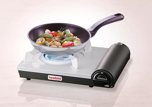 Miniatura 7 de Iwatani America EPR Cassette Feu-EcoPremium - Estufa de butano portátil, color negro