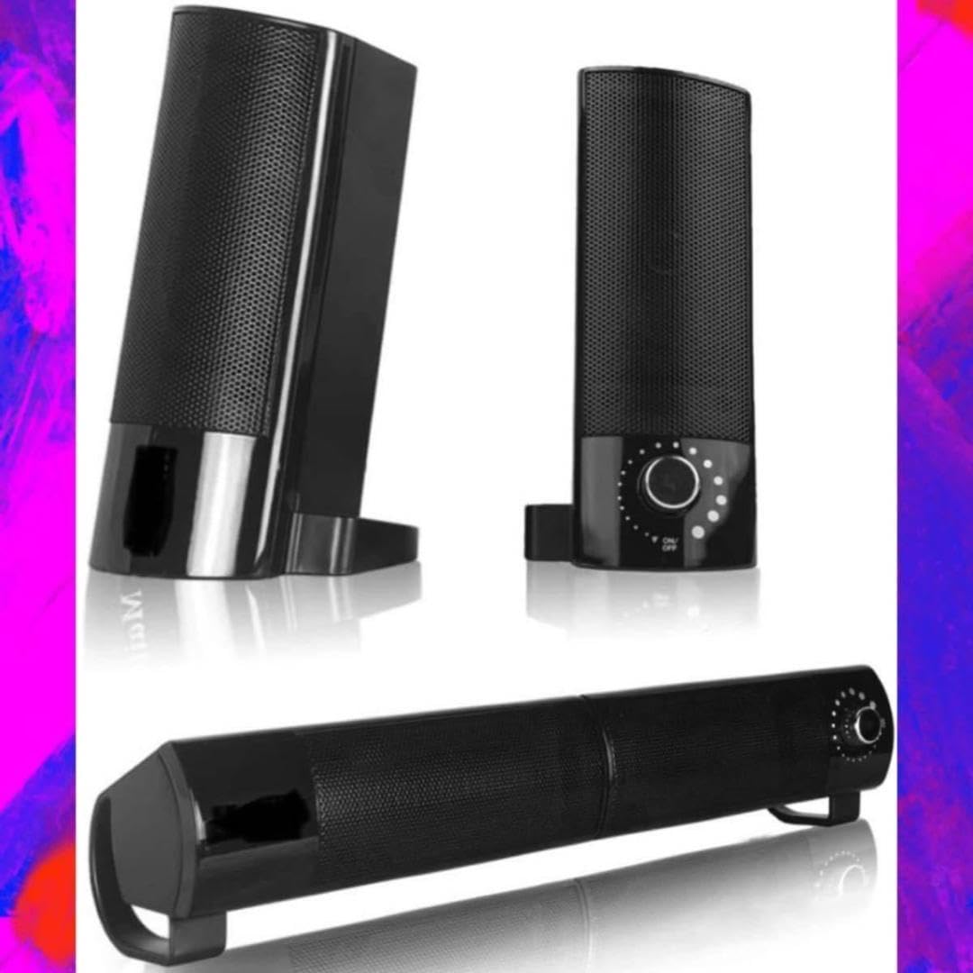 ❤大迫力❣ダブルスピーカー＆ダブル出力口＆3D震撼音響効果を体感