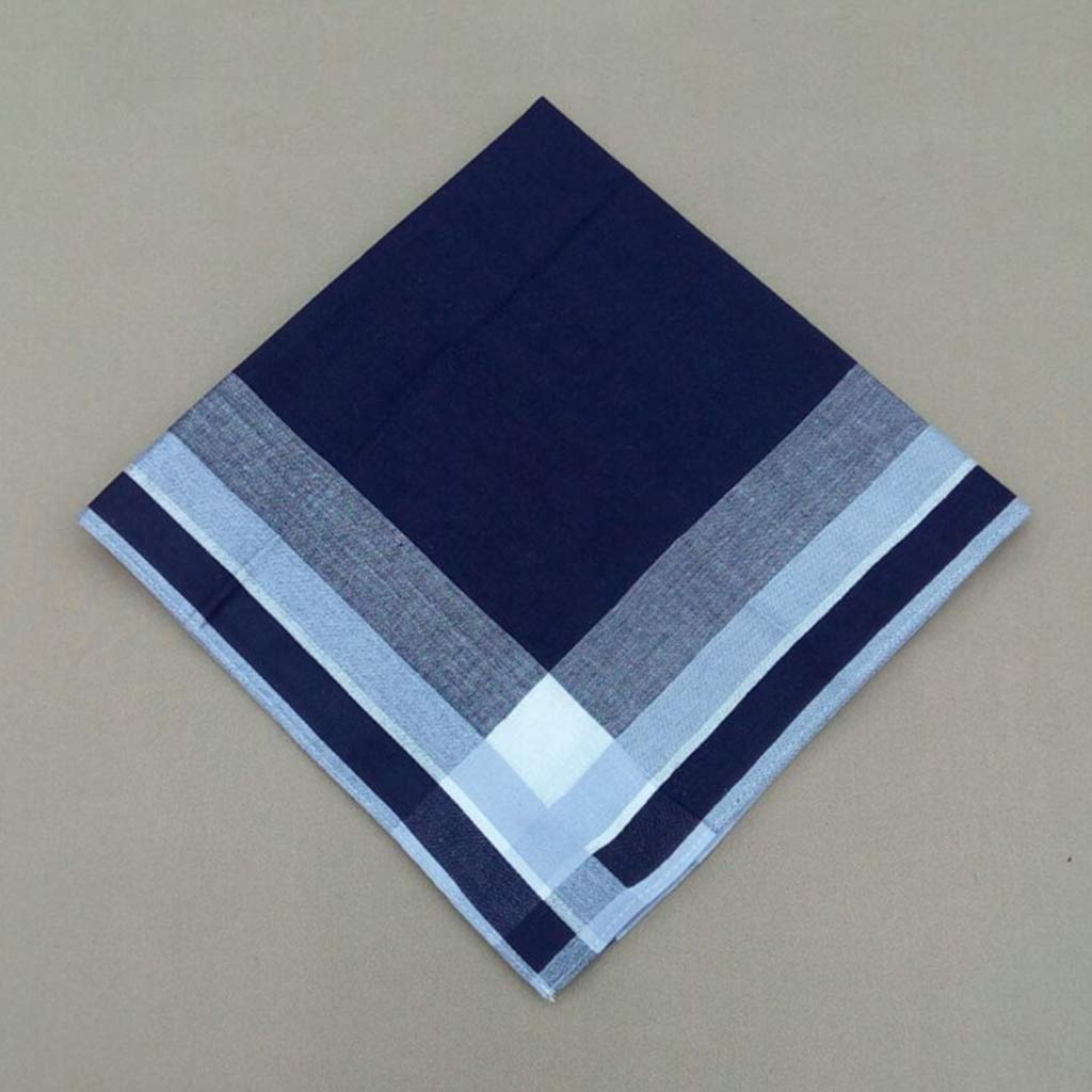 12x 100% Baumwolle Plaid Taschentücher Taschentuch Einstecktuch Stofftaschentücher 40cm für Männer Frauen