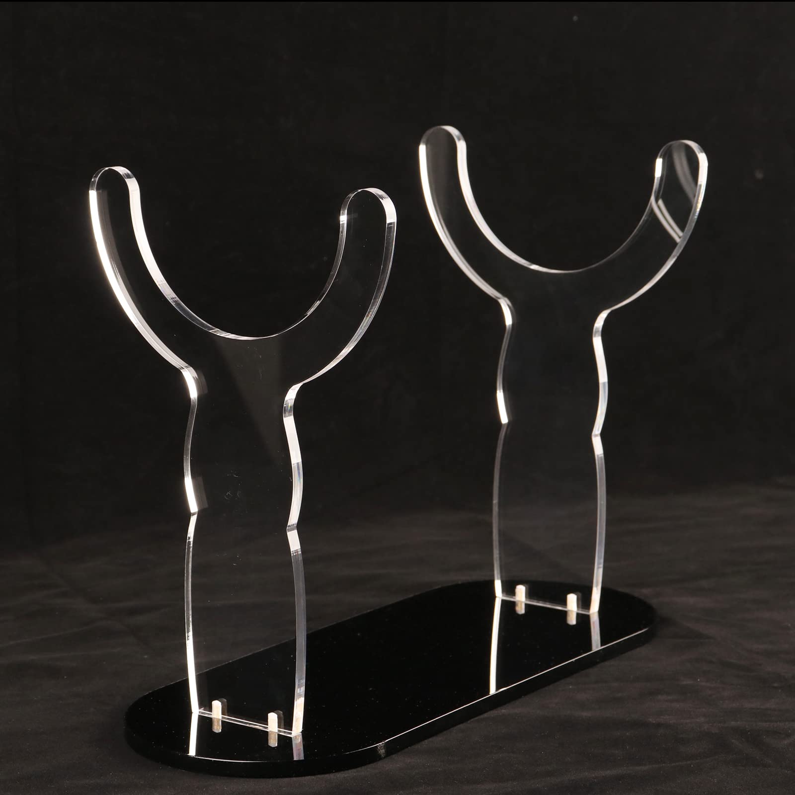 Soporte de cuerno acrílico resistente, soporte decorativo para shofar, adecuado para todos los cuernos kosher yemení, antílope de cuerno trenzado, antílope