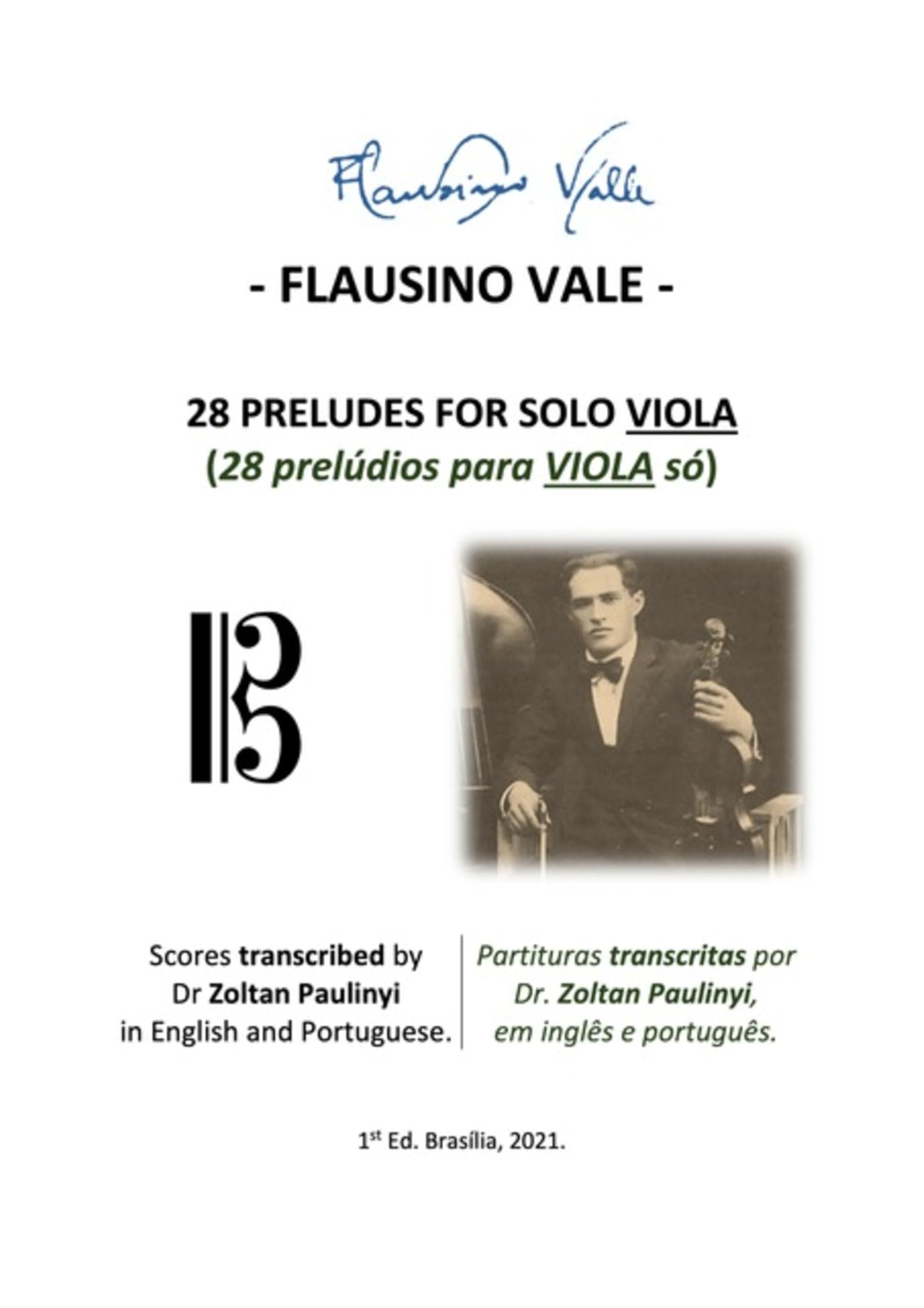 28 Preludes pour alto complets : resolvez vos besoins de repertoire avec Zoltan Paulinyi