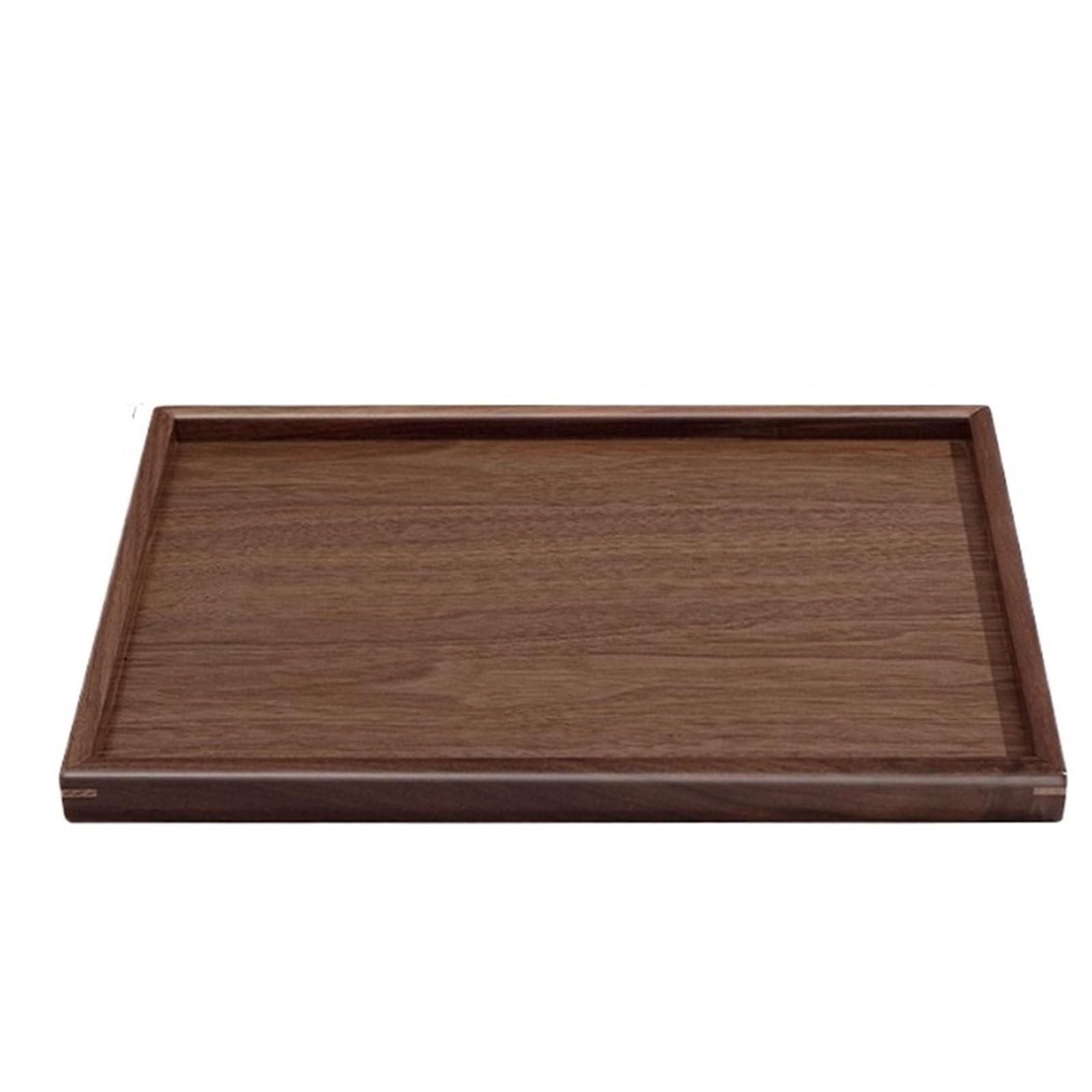 Bandeja para Servir té, 2 Piezas, de Madera Maciza, Sencilla, para el hogar, Ideal para Aperitivos en la Sala de Estar (35 x 25 cm)