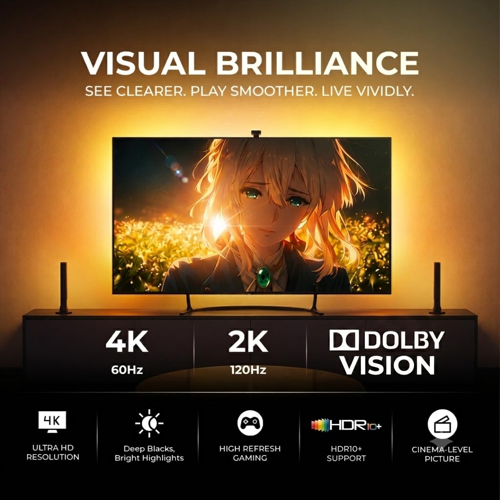 MITSUKO AmbiMotion 2.0: Sync Your TV for Stunning 4K -3