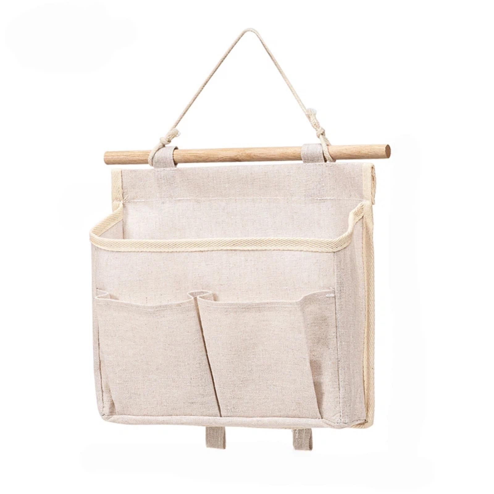 bedside hanging storage bag, dormitory student wall-hanging storage bag