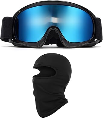 LJDJ Kids Dirt Bike Goggles with Protection Balaclava Full Face Cover