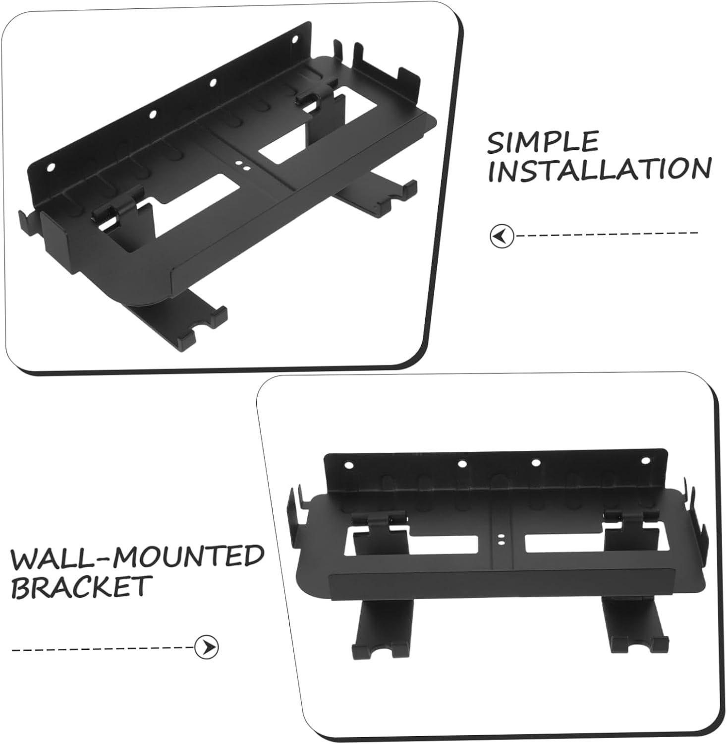 SEWACC Multi-Functional Wall Mount for Console Game Controller and Headset Holder Adjustable Storage Rack for Gaming Accessories Compact Design for Gamers