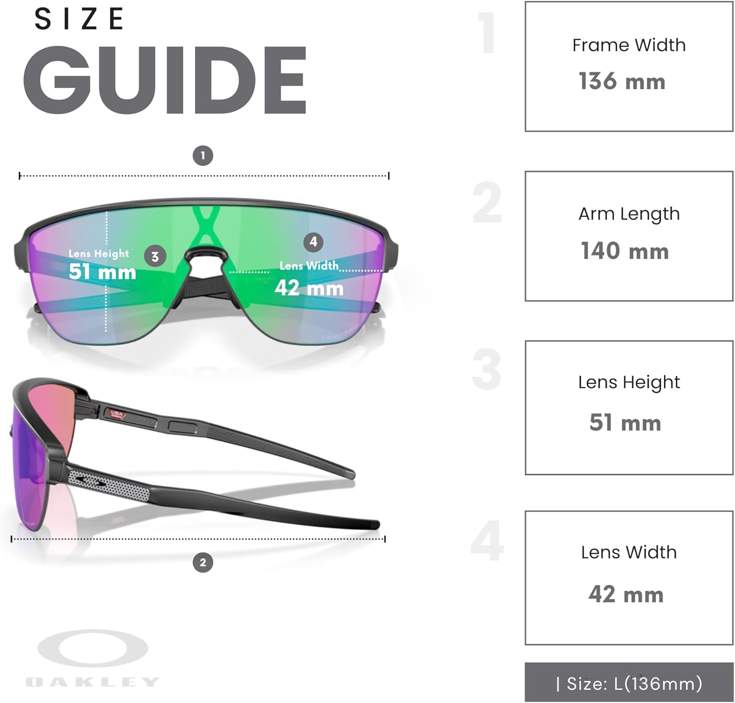 OAKLEY OO9248 Corridor Shield Wide High Bridge Sunglasses for Men+ Bundle Accessory Leash Kit, Microfiber Pouch - Image 4